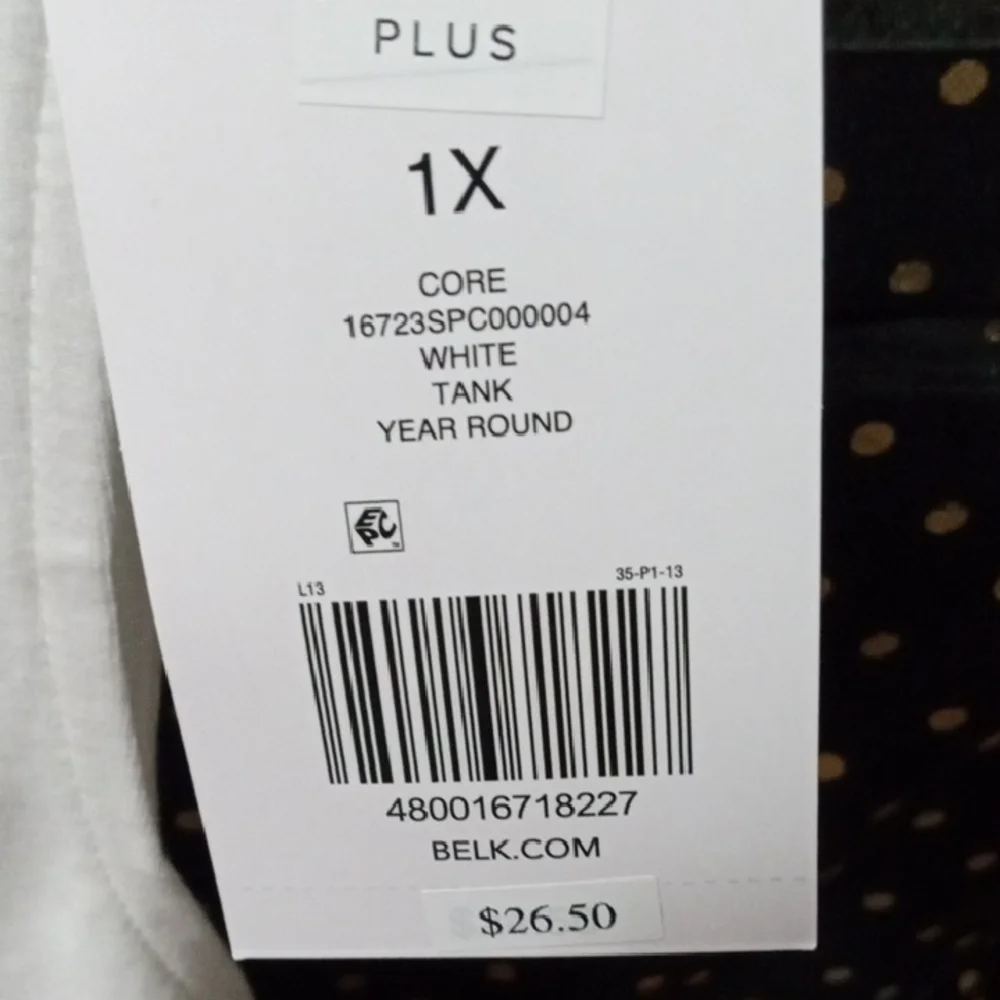 Kim Rogers Classic White Tank Top - Picture 2 of 2